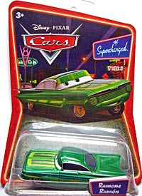 Ramone (green) on its card