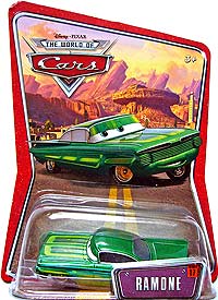 Ramone (green) on its card