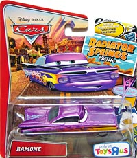 Ramone (purple) on its card