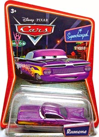 Ramone (purple) on its card