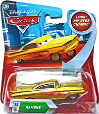 Ramone (yellow) on its card