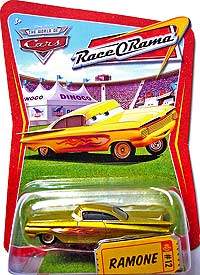 Ramone (yellow) on its card