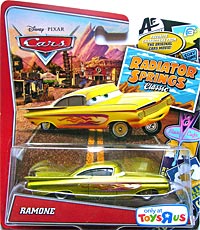 Ramone (yellow) on its card