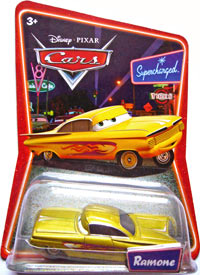 Ramone (yellow) on its card