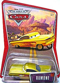 Ramone (yellow) on its card