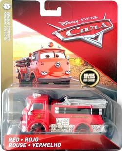 Red (Cars 2 variant) on its card