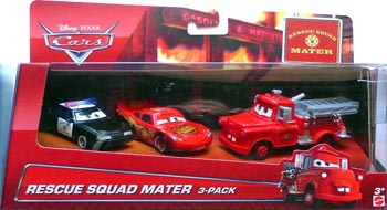 Rescue Squad Mater on its card