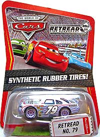 Retread (rubber tires) on its card