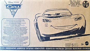Cars 3 Mack on its card