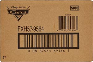 Rust-Eze Lightning McQueen on its card