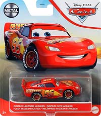 Rust-Eze Lightning McQueen on its card