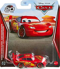 Rust-Eze Lightning McQueen on its card