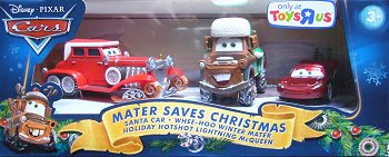 Santa Car on its card