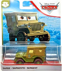 Sarge on its card