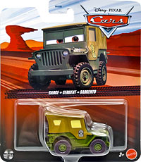 Sarge on its card