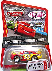 Shifty Drug (rubber tires) on its card