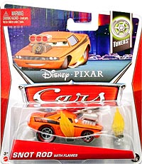 Snot Rod with Flames on its card