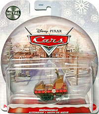 Snowmobile on its card