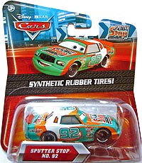 Sputter Stop (rubber tires) on its card