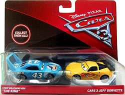 Cars 3 Jeff Gorvette on its card