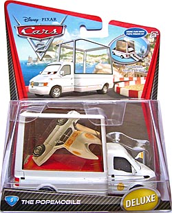 The Popemobile on its card