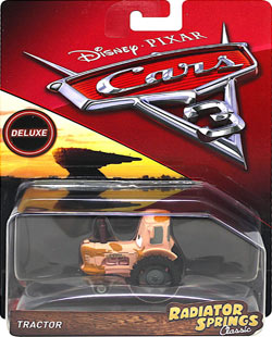 Tractor on its card