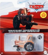 Tractor with Tire in Mouth on its card