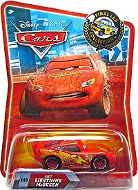Wet Lightning McQueen on its card